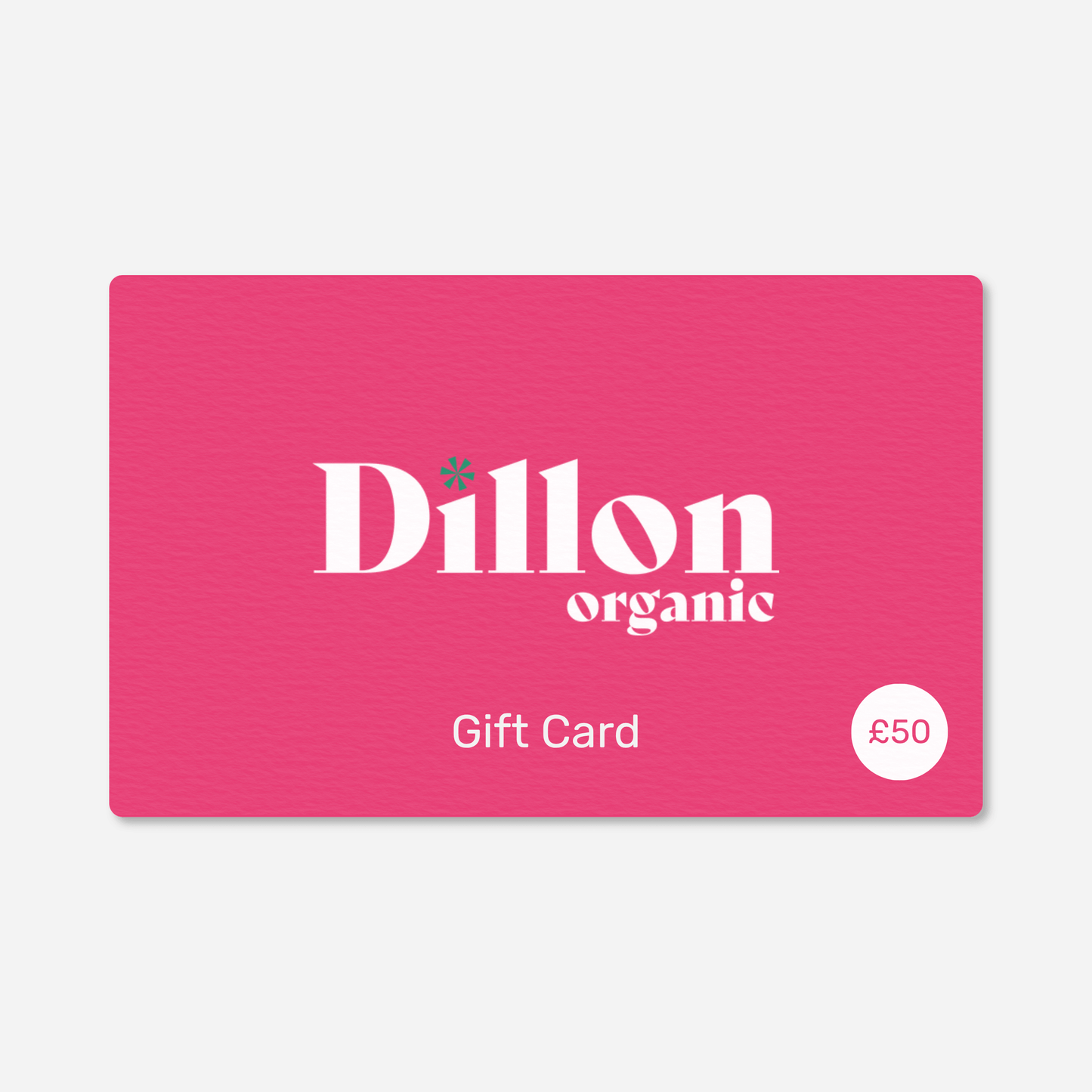 Dillon Organic Gift Card | Organic, Gluten Free & Low Carb Food Gift