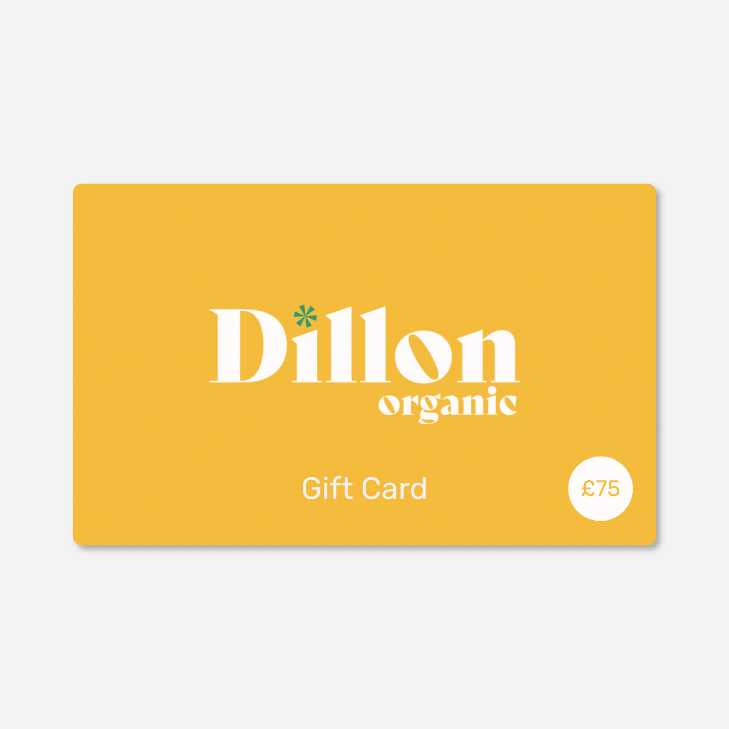 Dillon Organic Gift Card | Organic, Gluten Free & Low Carb Food Gift