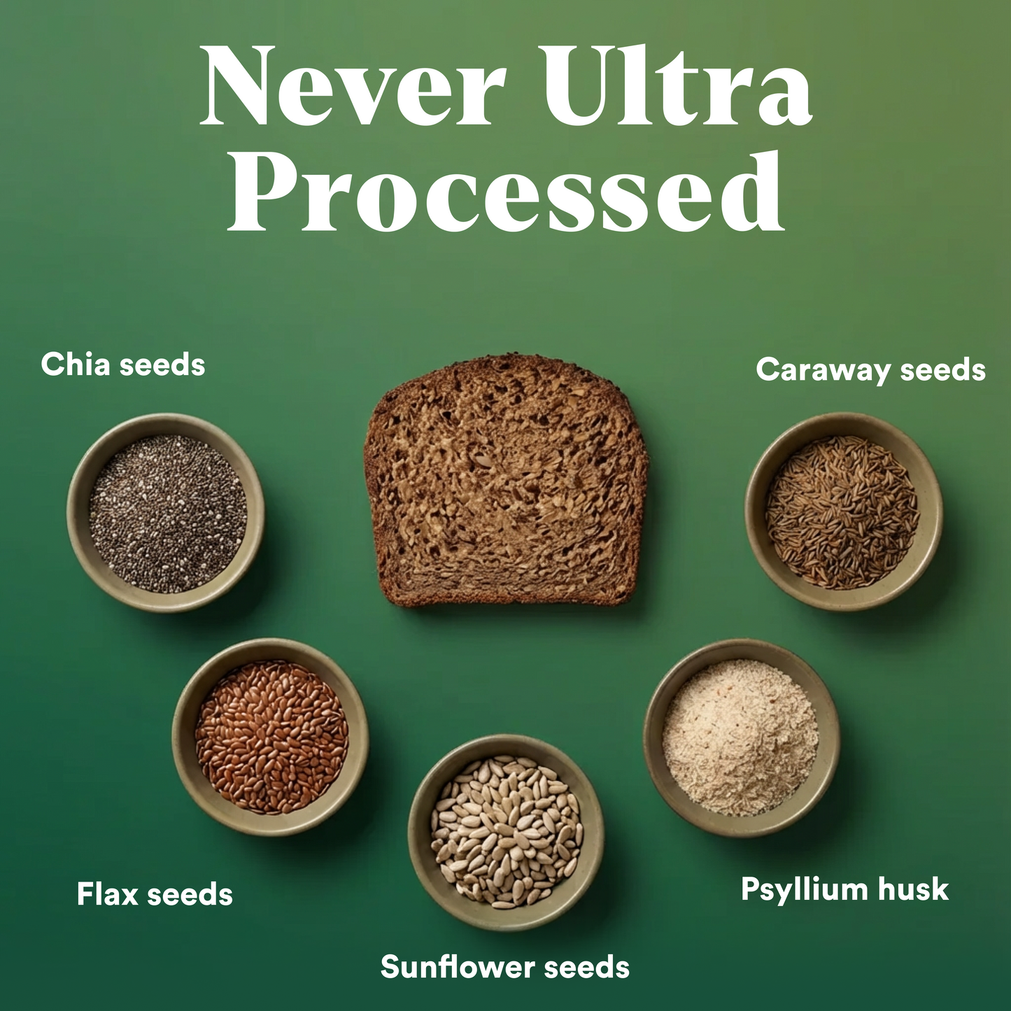 Chia Flax Keto Bread 250g