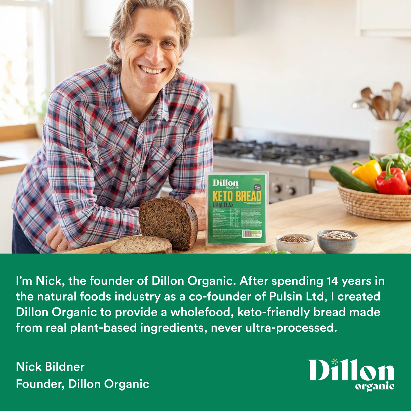 Chia Flax Keto Bread 250g