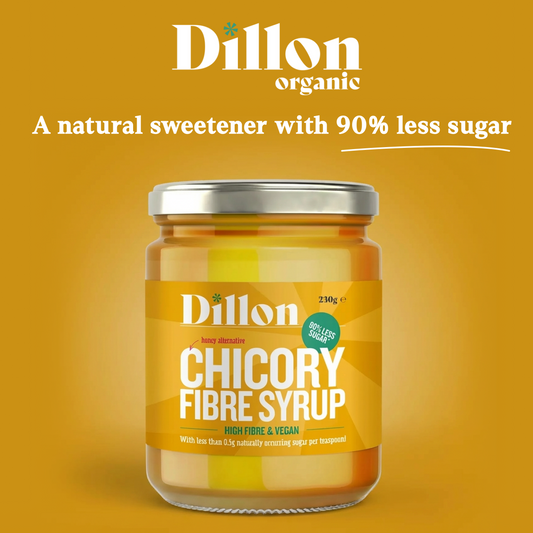 Low Sugar Honey Alternative | High Fibre Chicory Syrup | 230g | Dillon Organic