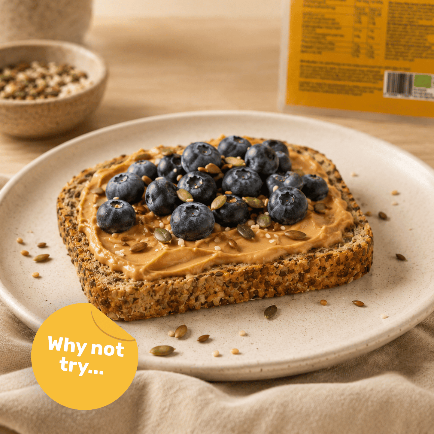 Organic Keto Bread | Gluten Free Low Carb Flax Bread | 250g | Dillon Organic